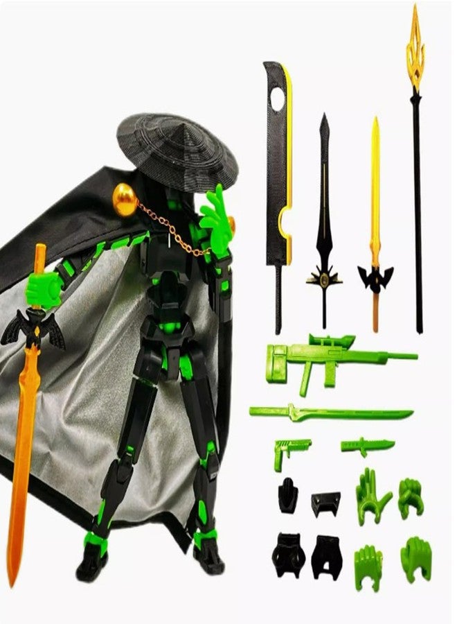 Plexaris Action Figure, Dummy 13 Action Figure Toys, Polyarticular Movable Titan , High Degree&Freedom Multi Articular action figures, 3D Printed Toys for Desktop Decoration&Game Lovers - Image 1